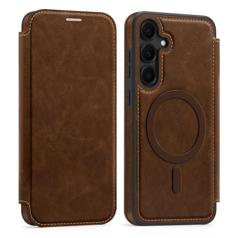 Magnetic Leather Flip Case for For