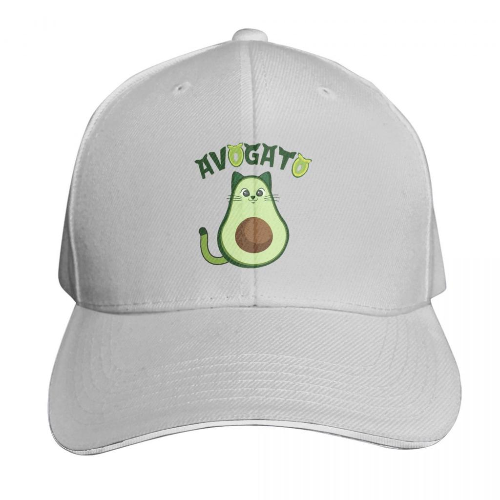 Avogato Cat Cute And Funny Aguacate Gato Cap Fashion Casual Baseball Caps Adjustable Hat Hip Hop Summer Unisex Baseball Hats