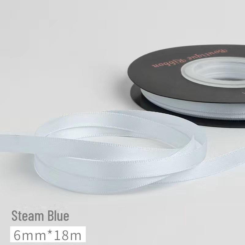 5mm Doppelseitiges Polyester-Blumen-Geschenkband für Haaraccessoires, Kuchendekoration und Sträuße