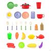 Kitchen Playset Cookware Accessories Pretend Play Set with Sounds Realistic Lights for Boys