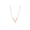Collana Serie Delta a V da Donna Oro Rosa 5528910