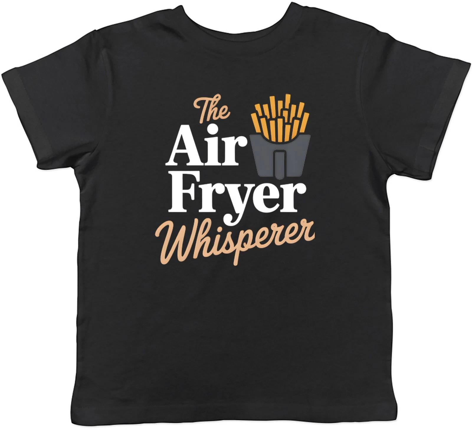 The Air Fryer Whisperer Kids T-Shirt Boys Girls Gift 100