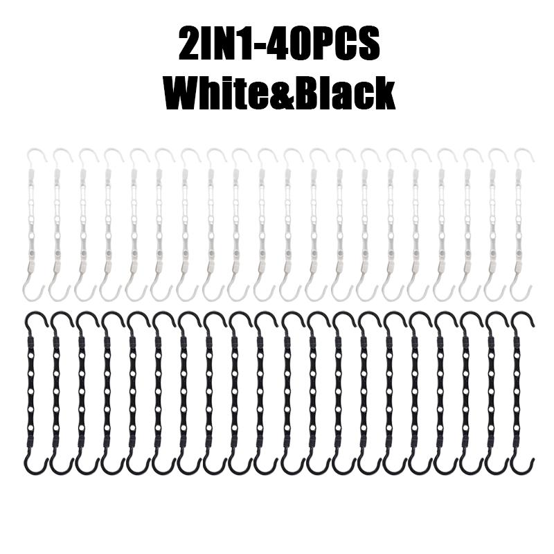 Space Saving Storage Hangers Multifunction Plastic Clothes Racks Rotary Organizer Hangers 5 Hole Magic Closet Wardrobe Organizer