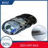 Bivfzz1 2025 W124 W210 HOT 1 Pcs Car Multimedia Buttons Cover Car Badge Emblem Interior Sticker For Mercedes Benz AMG GLC GLE E CLA GLA