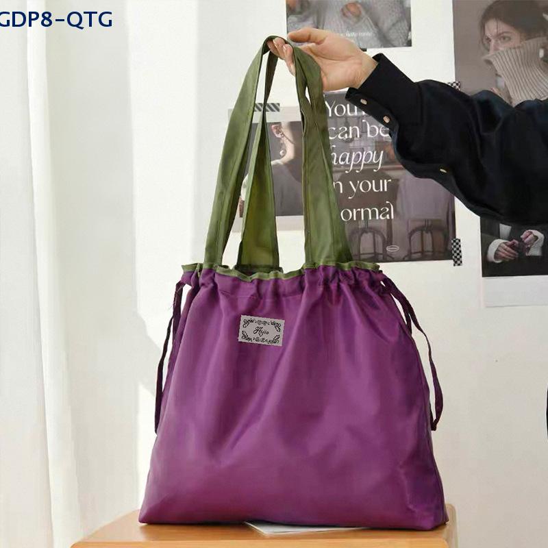HotFoldable Shoulder Bag Fashion Waterproof Large Capacity Shopping Bag Storage Bag