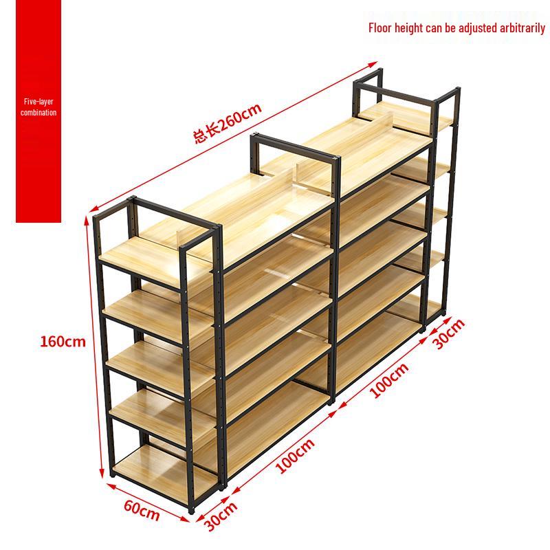 Multi-Layer Display Rack for Convenience Stores and Stationery Shops