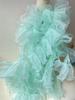 2meters Pleated Sewing Fabric Ruffle Lace Ribbon Trim For Garments Dress Diy Crafts Supplies Needlework Accessories 11cm Wide