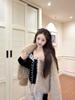 Women's Elegant Lace Spliced Long-Sleeve Cardigan - Slim-Fit, Chic & Versatile Winter Design