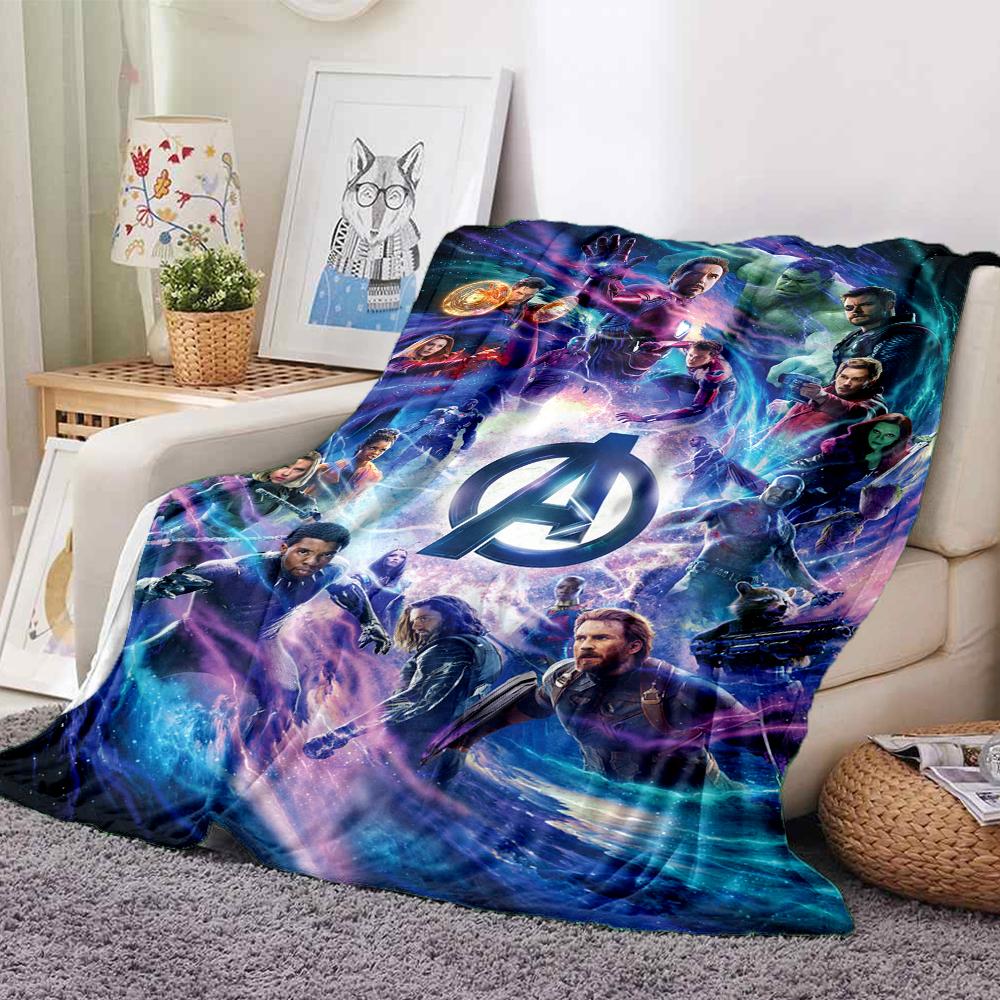1Pc Avengers Infinity War Poster Blanket Soft And Comfortable Casual Warm Camping Travel Christmas Halloween Xmas Gift M928653