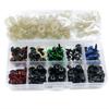 115pcs/box Round Shape Plastic Safety Screw Eyes 3 Sizes Doll Bear Toys  For Toys