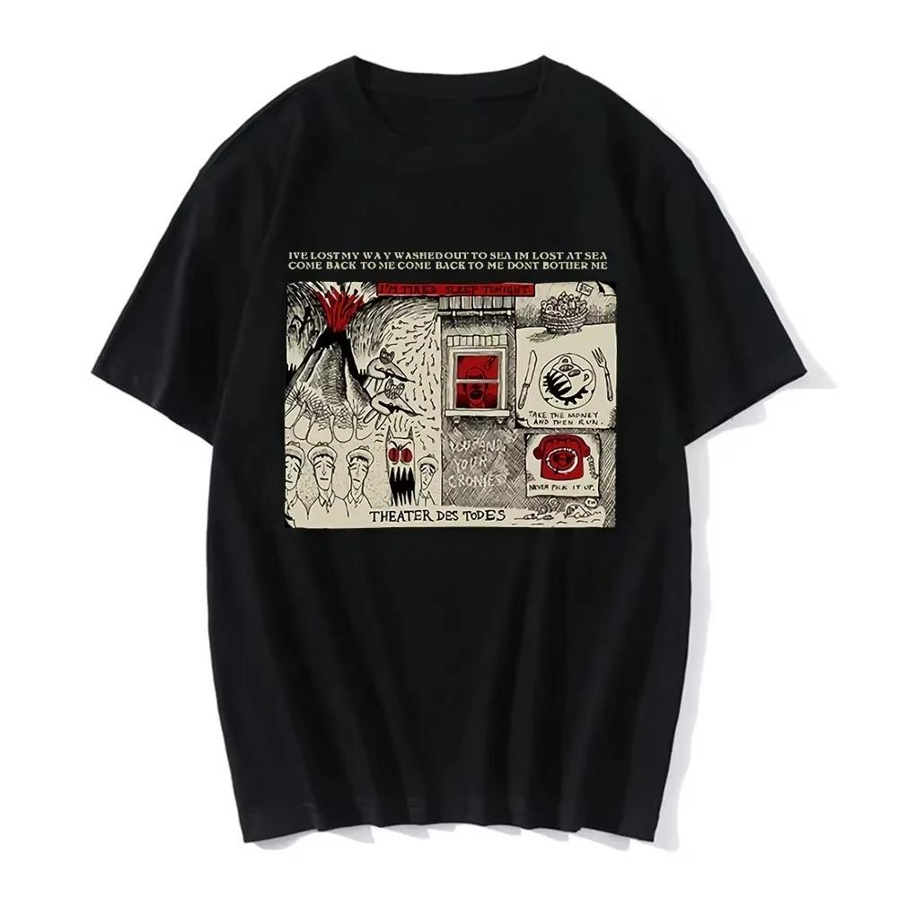 

2025 Autumn and Winter New Pattern Printed T-shirt for Men and Women High-quality Pure Cotton Round Neck and Breathable T-shirt S