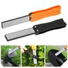 Doppelseitiger Messerschärfer, tragbar, zusammenklappbar, tragbar, rutschfest, Diamantschärfer