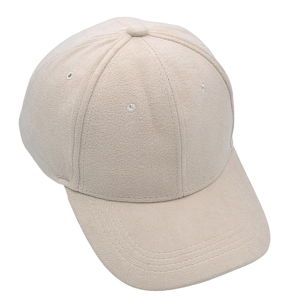 Suede Baseball Cap Snapback Adjustable Breathable Dad Hats For Women and Men Unisex Soft Faux Suede Casual Solid Color Sport Hat