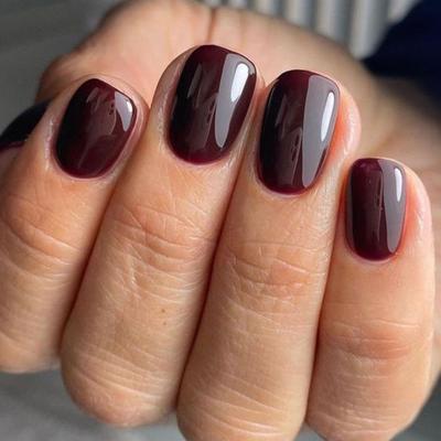 24 Stück Elegantes Aufdrück-Nagelset Glänzender Falschnagel Vollständige Abdeckung Künstlicher Nagel Für Modebewusste Maniküre-Enthusiasten