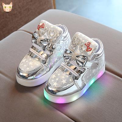 Whidfstle RE Kinder LED-Turnschuhe, leuchtende Schuhe, Jungen und Mädchen, Sport, Laufen, Baby, blinkende Lichter, modisch