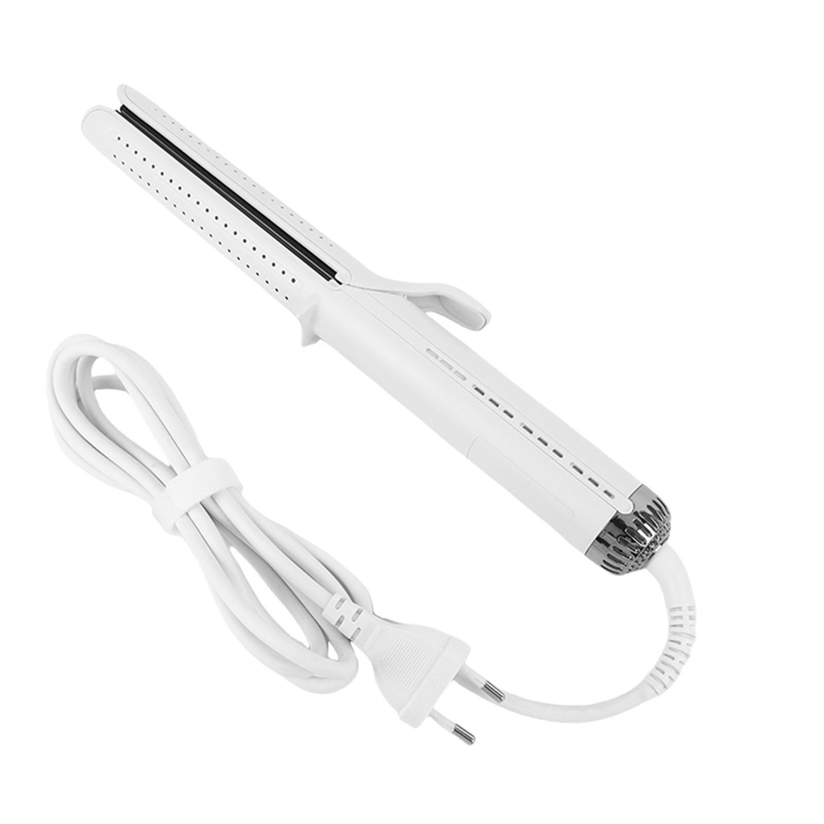 

Стайлер Airflow 2 в 1 Профессиональный 5 температурных режимов Завивка волос с охлаждающими вентиляционными отверстиями Плавающие алюми White EU Plug