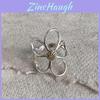 Unique Vintage Inspired Daisy Flower Design Adjustable Copper Ring For Women Fashion