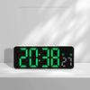 Multifunctional Digital Clock LED Display with 2 Alarms Temperature Monitors and Date for Students and Professional