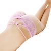 Sexy panties lace butterfly lace perspective open crotch thong women's T-pants low waist temptation suit N