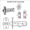 Square Pocket Door Lock Left and Right Sliding Door Lock Invisible Door Handle Bedroom Sliding Door Hook Lock Embedded Safety