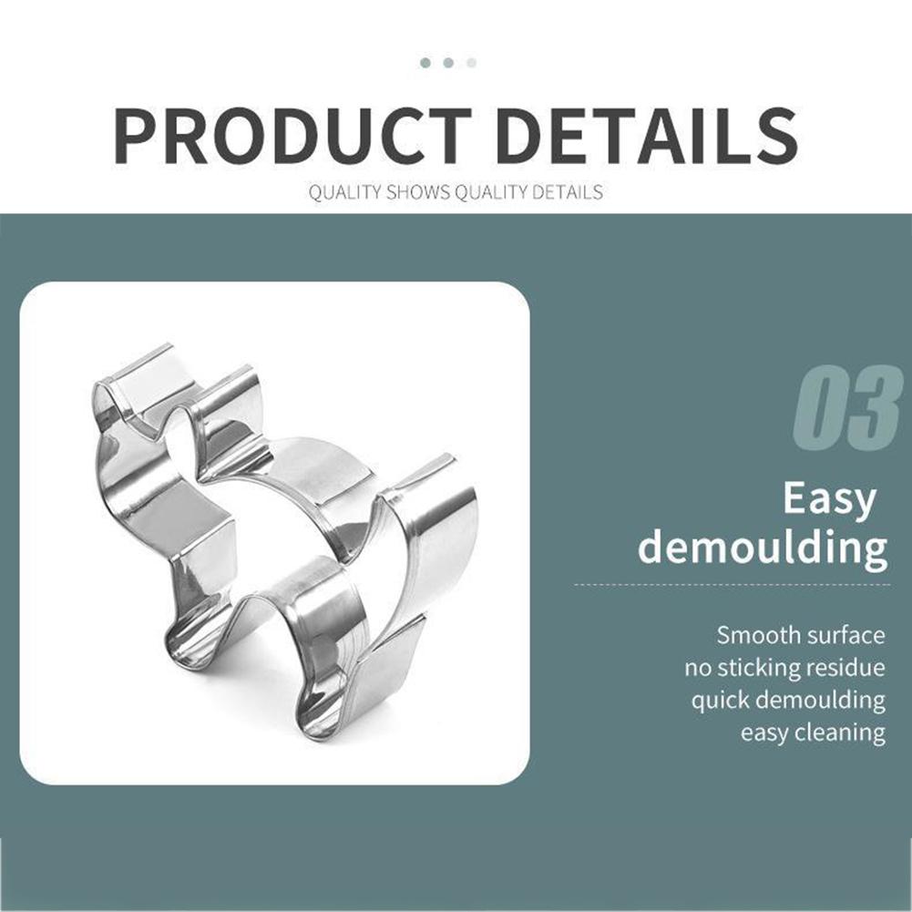 3D Niedliche Form Keksschablonen BPA-frei 3D Mini Fondant-Keks Vorlage Heimküchenwerkzeuge