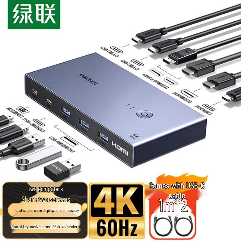 

Ugreen HDMI 2.0 KVM Switch