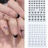 Eye Catching 3D Bowknot Stickers Embossed DIY Manicure Accesoriies for Women