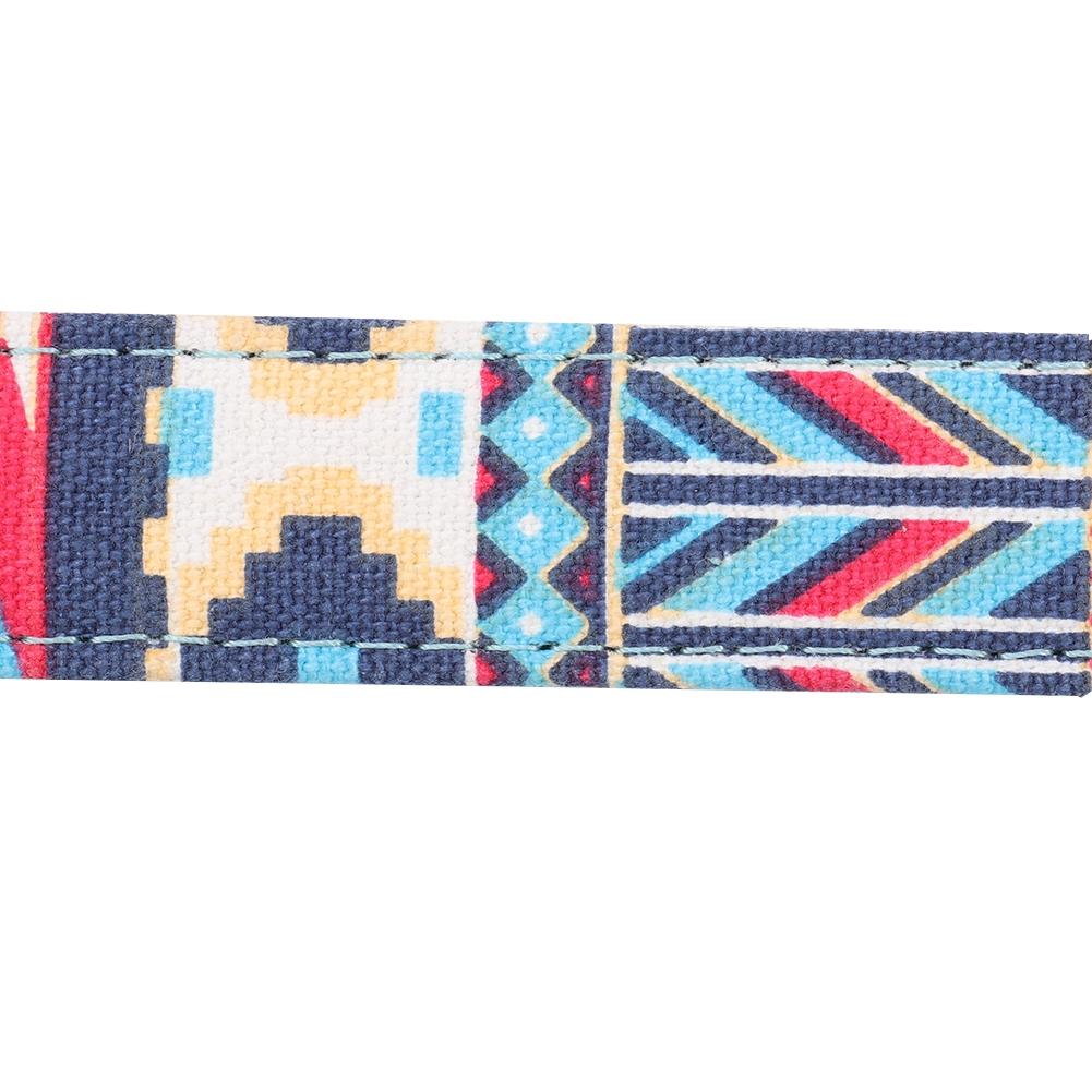 Soft Printing Pet Dog Cat Collar Strap Band Buckle Dog Training Collar (Blue S)