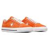Converse One Star Suede Lace-Up Comfortable Versatile Non-Slip Durable Low-Top Skate Shoes Unisex Sneakers Orange White A07899C
