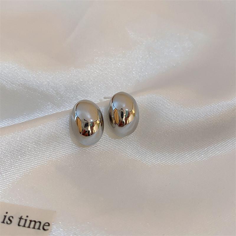 

Новые модные металлические серьги-гвоздики для женщин, девушек, подарок, сладкие ювелирные изделия оптом серебряный