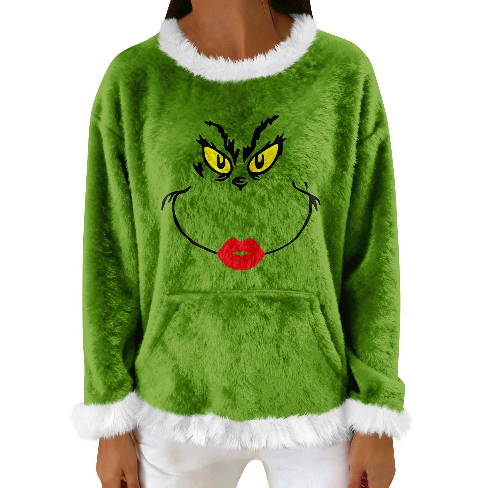 

Женский повседневный флисовый свитшот с длинными рукавами и круглым вырезом, удобный, свободного кроя, легкий, фланелевый свитшот для женщин M винный