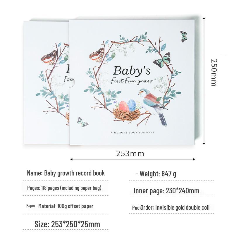 

Cross-border Baby Growth Record: Photo Diary & Children s Notebook