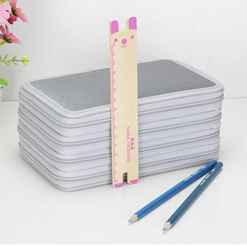 Large Capacity Pencils Case 32/52/75 Holes Pen Pouch Portable Colored Pencil Bag  Drawing