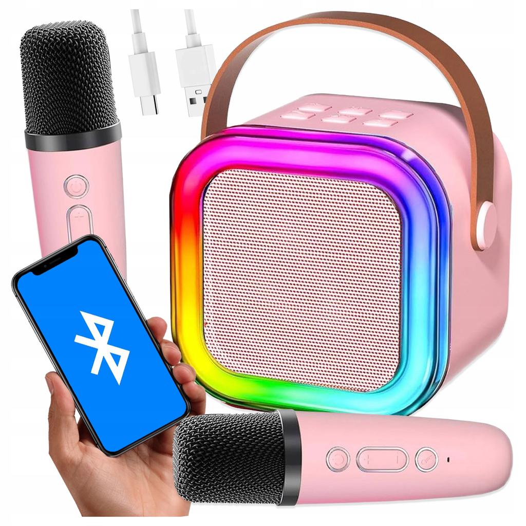 [PACZA] Karaoke Set for Kids 2x Microphone + BLUETOOTH Speaker Z3345R