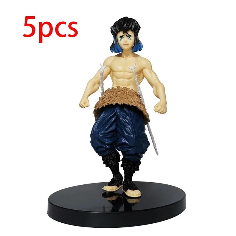 Anime Demon Slayer Kimetsu no Yaiba Figur Kamado Tanjirou Actionfigur Agatsuma Zenitsu Nezuko Krieger PVC Modell Spielzeug