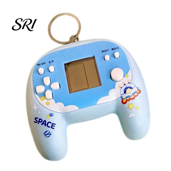 Klassischer Schlüsselanhänger Mini-Handheld-Spiel Retro-Joystick-Spielzeuganhänger für Taschen Vintage-inspirierte Rucksäcke Kreatives Elektronisches Gadget Neuheitengeschenk Kinder