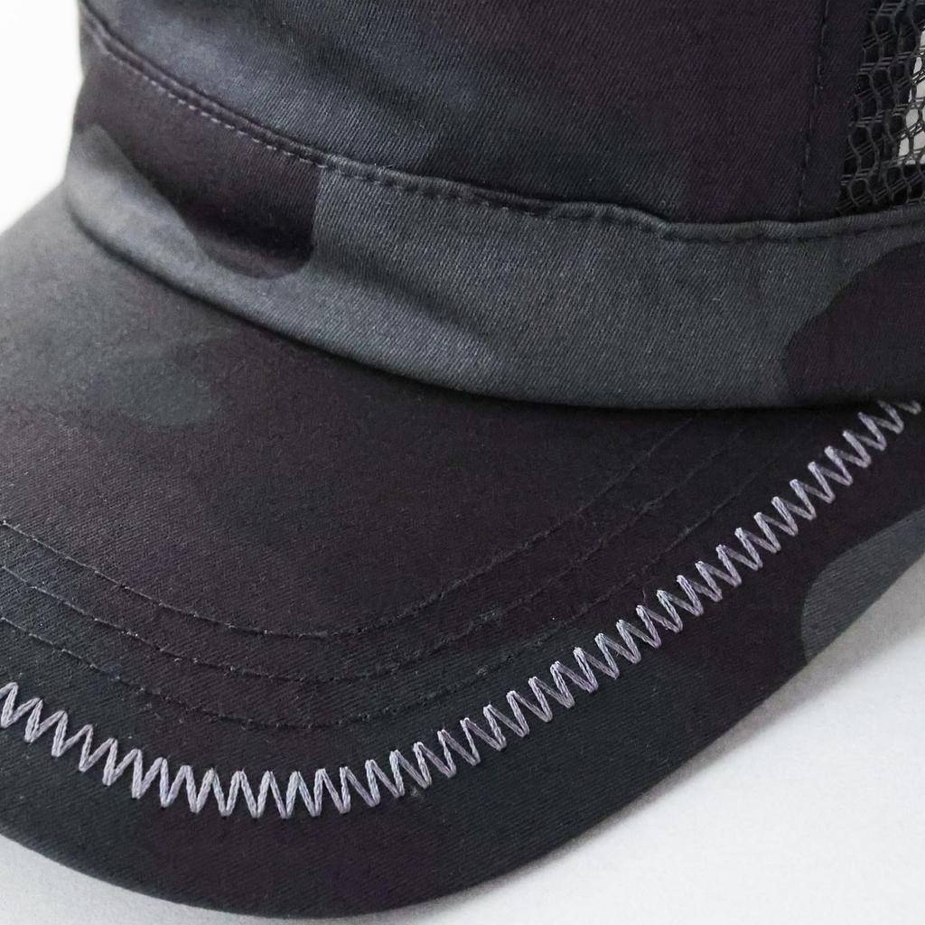 Custom Made BIG SIZE Standard Mesh Work Cap Mesh Cap Hat XL Large Size Cap Black Deep Spring Summer Big Size Black [Avirex] Men's Men's (JP, Alphabet,