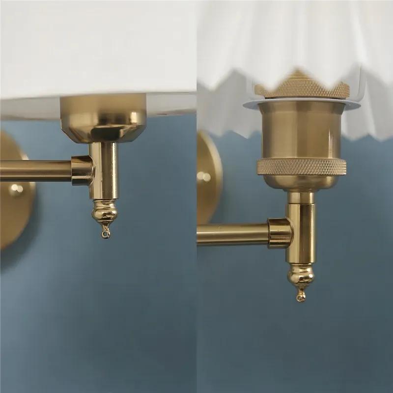 Nordic Adjustable Folding Wall Lamps Rotating Rocker Arm Light Fixtures Modern Minimalist Bedroom Study Bedhead LED Wall Lights