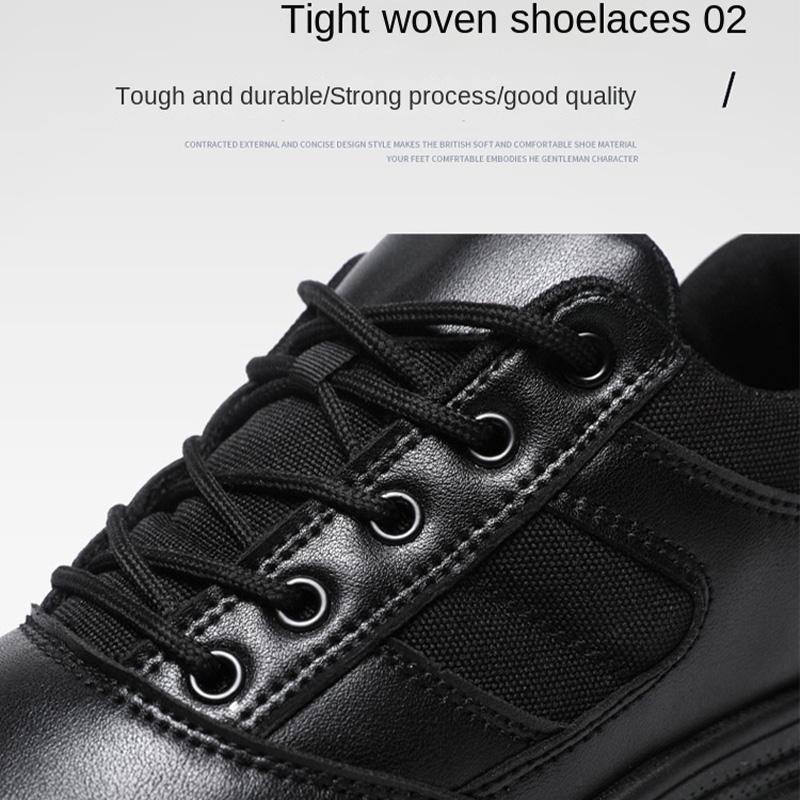 Oulylan Male Solid Black Training Shoes Dirt-proof Durable Comfort Work Sneakers Waterproof Anti-slip Breathable Casual Footwear