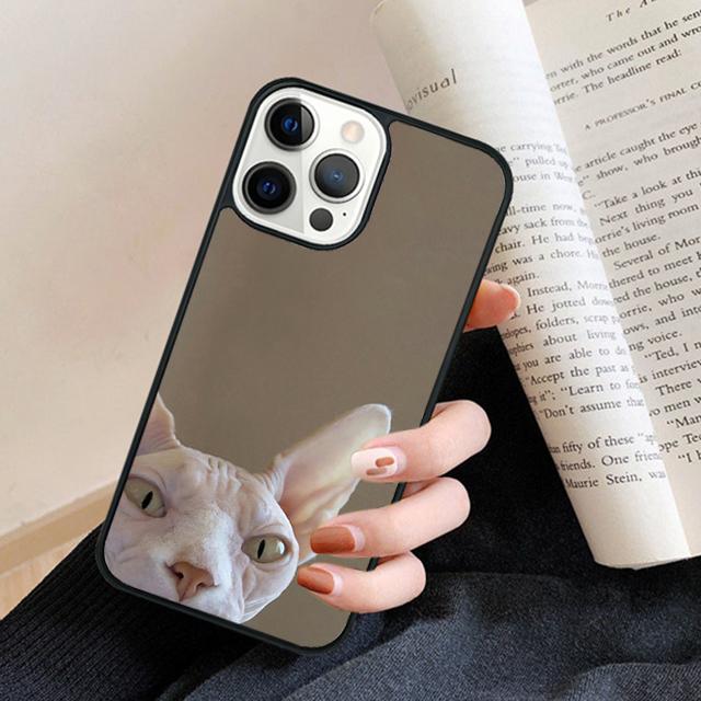 

FUNNY NAKED CAT SPHINX phone Case Cover For iPhone 17 Air 16 15 14 Plus for apple 16 11 12 13 Pro Max coque iPhone 13