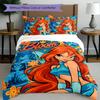 3pcs Duvet Cover Set (1*Duvet Cover + 2*Pillowcase, Without Core), Winx Club Print Bedding Set, Bedroom Decor, All‑Season, Gift