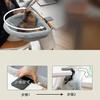 One-Click Folding Semi-Circular Cat Desk Hammock, Space Saving Sunken Design Cat Bed Perch for Indoor Home Office Kitten Rest