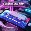 Custom Name Personalized Game Rainbow Friends Pattern Mousepad, Laptop PC Desk Mat, Decorative Desk Mat for Home Keyboard Pad Gift