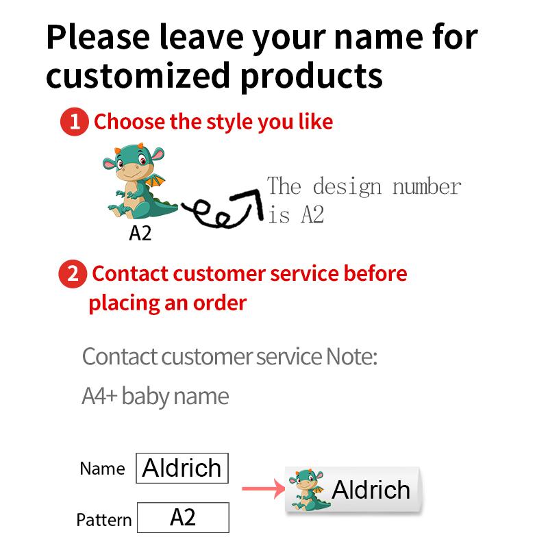 Name Ring Waterproof Baby Shoe Bag Name Sticker Shoe Ring Buckle Kindergarten Name Buckle Pendant