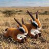 Peluche Antilope Réaliste 30cm Animal en Peluche Gazelle Doux Animaux Sauvages Poupée Cadeau d'Anniversaire pour Enfants Chambre à la Maison