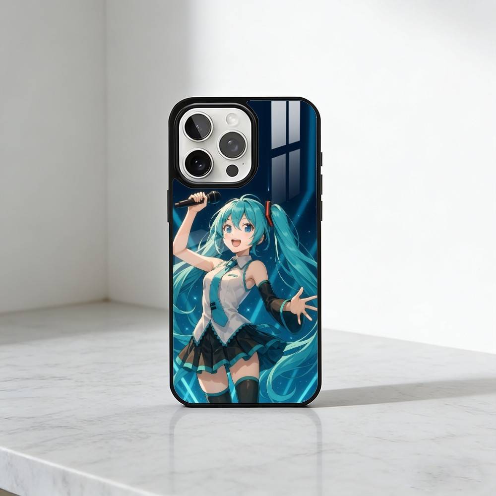 

Avatar M-Miku Phone Case For iPhone17,16,15,14,13 Plus,Pro Max Magnetic For Magsafe Wireless Charging iPhone17Promax