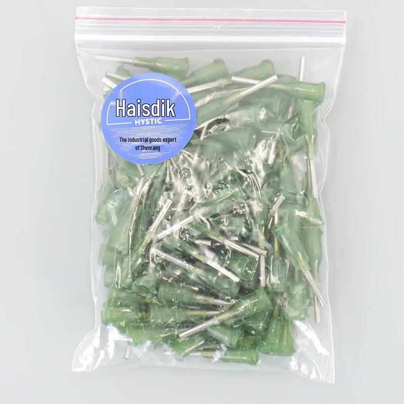 HAISTICK Plastic Hub Dispensing Needle Tips (100-Pack)