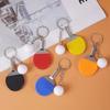 Ball Sports Fans Ping Pong Racket Pendants 7 Colors Bag Pendant Cute Key Ring  Gift Ornament