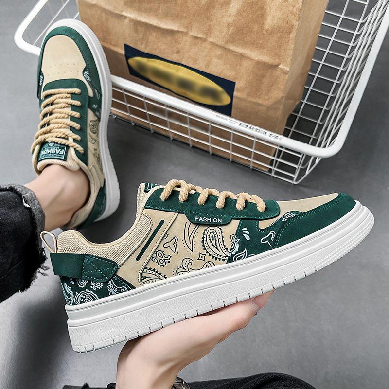 Fashion 2025 Spring and Summer New Korean Style Trendy Versatile Sports and Leisure Low Cut Breathable Shoes for Male Students