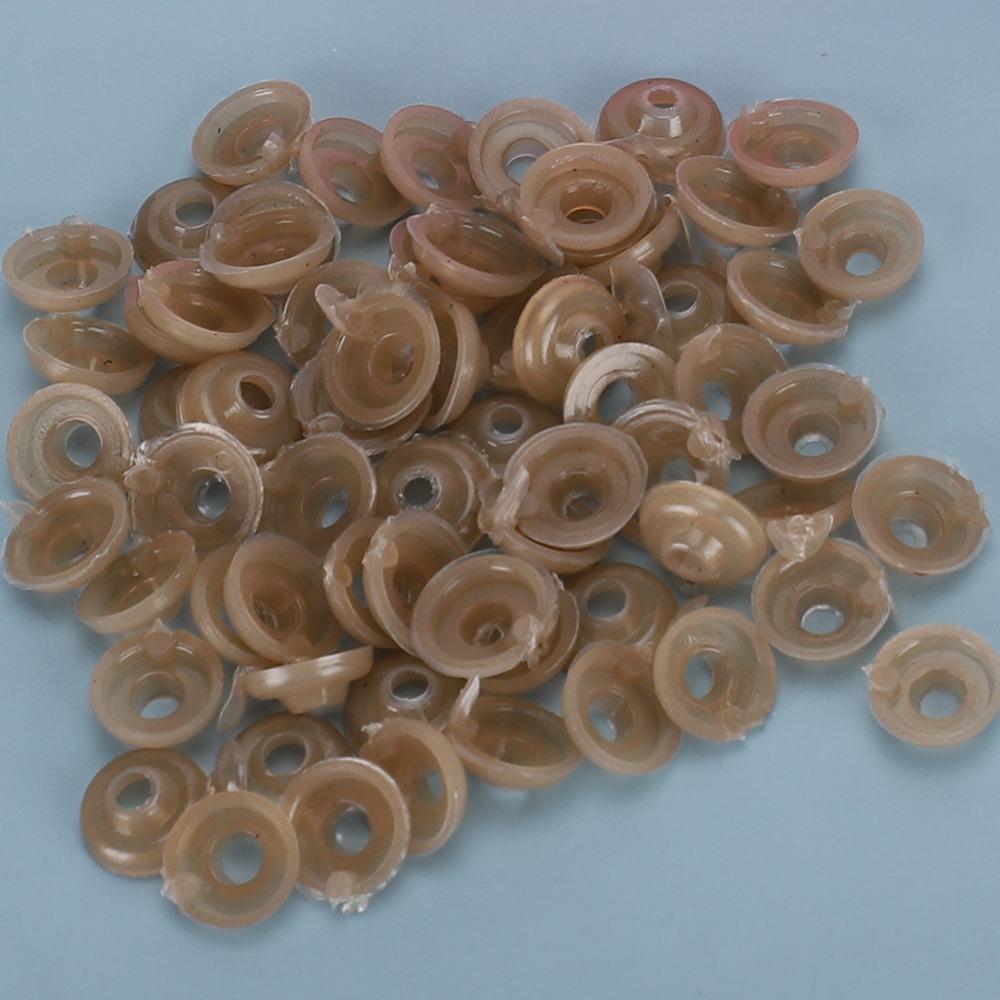 100pcs Accessories Black Plastic Safety Noses Triangle Nose 5 Sizes DIY Nose Pink With Washers Craft Noses